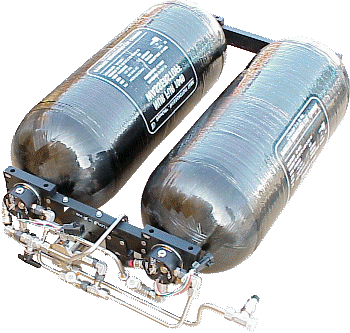 bombole ad alta pressione di un veicolo alimentato a fuel cell